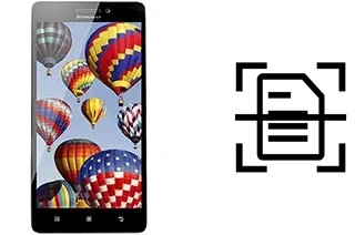 Scan document on a Lenovo A7000 Turbo