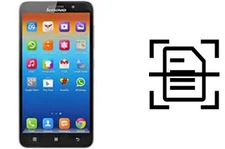 Scan document on a Lenovo A850+