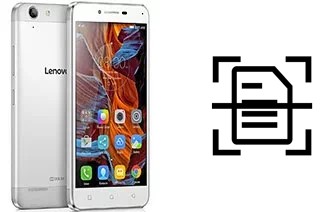 Scan document on a Lenovo Vibe K5 Plus