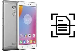 Scan document on a Lenovo K6 Note