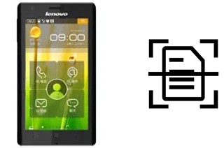 Scan document on a Lenovo K800