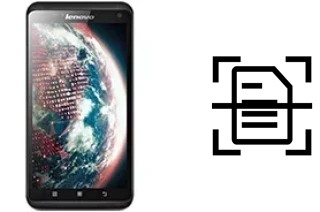 Scan document on a Lenovo S930