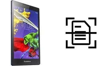 Scan document on a Lenovo Tab 2 A8-50