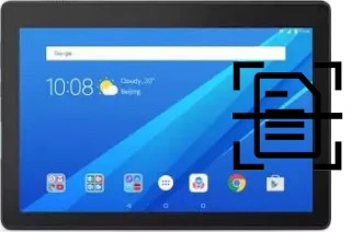 Scan document on a Lenovo Tab E10