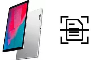 Scan document on a Lenovo Tab M10 HD Gen 2