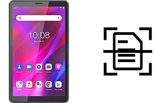 Scan document on a Lenovo Tab M7 (3rd Gen)