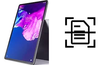 Scan document on a Lenovo Tab P11 Pro