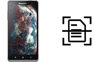 Scan document on a Lenovo Vibe Z K910