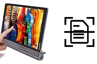 Scan document on a Lenovo Yoga Tab 3 Pro