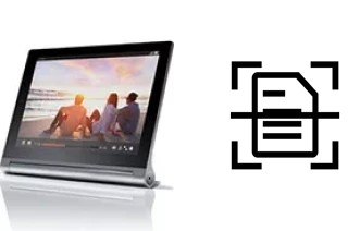 Scan document on a Lenovo Yoga Tablet 2 10.1