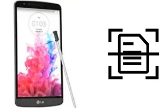 Scan document on a LG G3 Stylus