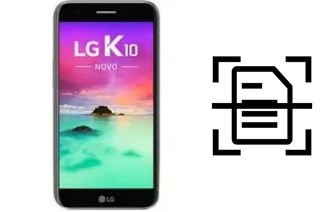 Scan document on a LG K10 Novo