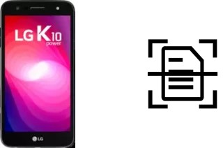 Scan document on a LG K10 Power