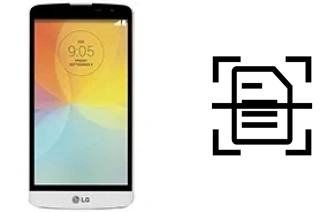 Scan document on a LG L Bello