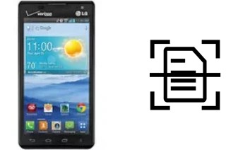 Scan document on a LG Lucid2 VS870