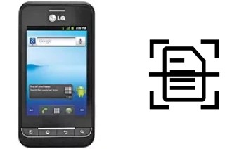 Scan document on a LG Optimus 2 AS680