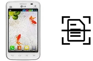 Scan document on a LG Optimus L4 II Tri E470