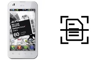 Scan document on a LG Optimus Black (White version)