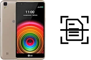 Scan document on a LG X power