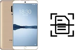 Scan document on a Meizu 15 Plus