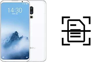 Scan document on a Meizu 16 Plus