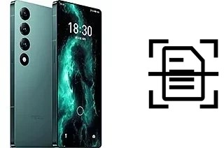 Scan document on a Meizu 20 Infinity