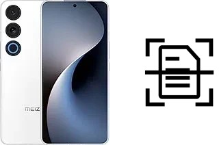 Scan document on a Meizu 21 Note