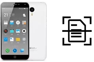 Scan document on a Meizu M1 Note