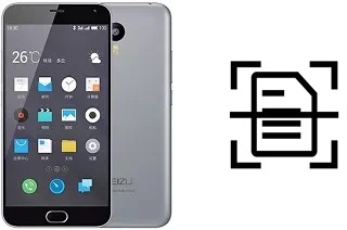 Scan document on a Meizu M2 Note