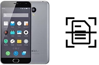 Scan document on a Meizu M2