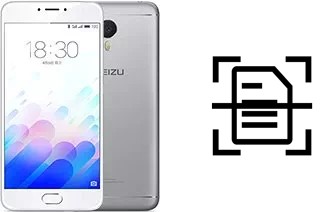 Scan document on a Meizu M3 Note