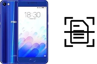 Scan document on a Meizu M3x