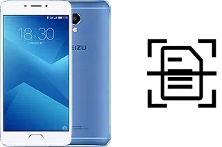 Scan document on a Meizu M5 Note