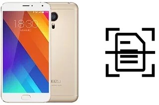 Scan document on a Meizu MX5e