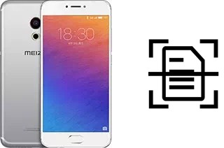 Scan document on a Meizu Pro 6