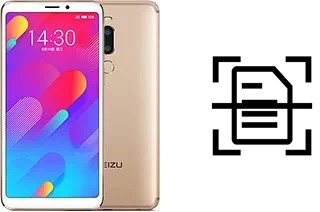 Scan document on a Meizu V8 Pro