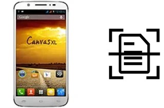 Scan document on a Micromax A119 Canvas XL