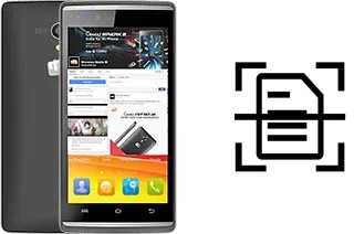 Scan document on a Micromax Canvas Fire 4G Q411