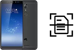 Scan document on a Micromax Canvas Infinity