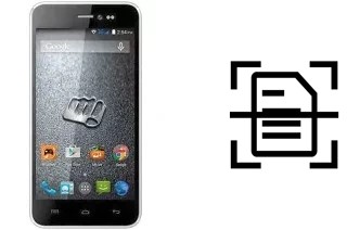 Scan document on a Micromax Canvas Pep Q371