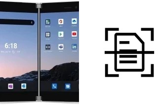 Scan document on a Microsoft Surface Duo