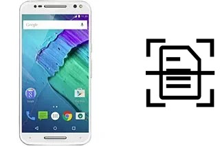 Scan document on a Motorola Moto X Style