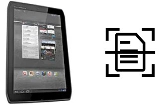 Scan document on a Motorola DROID XYBOARD 8.2 MZ609