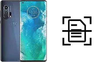 Scan document on a Motorola Edge+