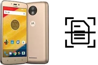 Scan document on a Motorola Moto C Plus