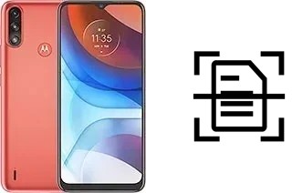 Scan document on a Motorola Moto E7 Power