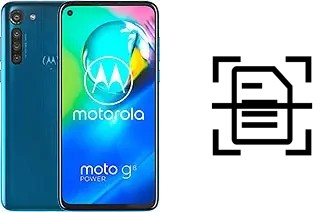 Scan document on a Motorola Moto G8 Power