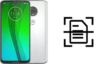 Scan document on a Motorola Moto G7