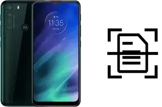 Scan document on a Motorola One Fusion