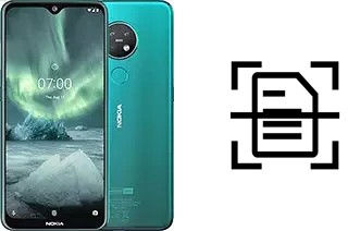 Scan document on a Nokia 7.2